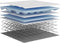 vidaXL - Pocketveringmatras - middelhard - 140x190 - cm
