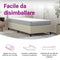 vidaXL - Pocketveringmatras - middelhard - 70x200 - cm