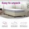 vidaXL - Pocketveringmatras - middelhard - 70x200 - cm