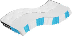 vidaXL - Pocketveringmatras - middelhard - 80x200 - cm