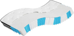 vidaXL - Pocketveringmatras - middelhard - 90x200 - cm