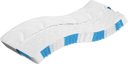 vidaXL - Pocketveringmatras - middelhard - 90x200 - cm