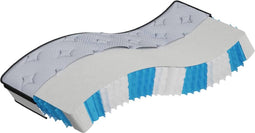 vidaXL - Pocketveringmatras - middelhard - 90x200 - cm
