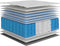 vidaXL - Pocketveringmatras - middelhard - 90x200 - cm