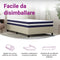 vidaXL - Pocketveringmatras - middelhard-hard - 100x200 - cm