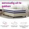 vidaXL - Pocketveringmatras - middelhard-hard - 100x200 - cm