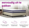 vidaXL - Pocketveringmatras - middelhard-hard - 120x200 - cm