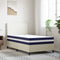 vidaXL - Pocketveringmatras - middelhard-hard - 80x200 - cm