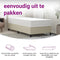 vidaXL - Pocketveringmatras - middelhard-hard - 90x190 - cm - Single - Size