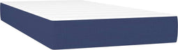 vidaXL - Pocketveringmatras - voor - kinderen - 80x160 - cm - stof - blauw