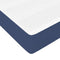 vidaXL - Pocketveringmatras - voor - kinderen - 80x160 - cm - stof - blauw