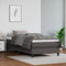 vidaXL - Pocketveringmatras - voor - kinderen - 80x160 - cm - kunstleer - grijs