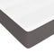vidaXL - Pocketveringmatras - voor - kinderen - 80x160 - cm - kunstleer - grijs
