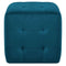 vidaXL - Poef - 2 - st - 30x30x30 - cm - fluweel - blauw