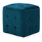 vidaXL - Poef - 2 - st - 30x30x30 - cm - fluweel - blauw