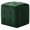 vidaXL - Poef - 2 - st - 30x30x30 - cm - fluweel - groen