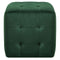 vidaXL - Poef - 2 - st - 30x30x30 - cm - fluweel - groen