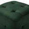 vidaXL - Poef - 2 - st - 30x30x30 - cm - fluweel - groen