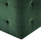 vidaXL - Poef - 2 - st - 30x30x30 - cm - fluweel - groen