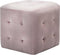 vidaXL - Poef - 2 - st - 30x30x30 - cm - fluweel - roze