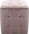 vidaXL - Poef - 2 - st - 30x30x30 - cm - fluweel - roze