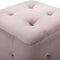 vidaXL - Poef - 2 - st - 30x30x30 - cm - fluweel - roze