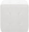 vidaXL - Poef - 2 - st - 30x30x30 - cm - kunstleer - wit