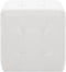 vidaXL - Poef - 2 - st - 30x30x30 - cm - kunstleer - wit