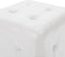 vidaXL - Poef - 2 - st - 30x30x30 - cm - kunstleer - wit