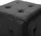 vidaXL - Poef - 2 - st - 30x30x30 - cm - kunstleer - zwart
