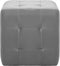 vidaXL - Poef - 2 - st - 30x30x30 - cm - kunstleer - zwart