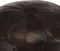 vidaXL - Poef - 40x35 - cm - echt - geitenleer - donkerbruin