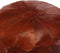 vidaXL - Poef - 40x35 - cm - echt - geitenleer - tan