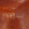 vidaXL - Poef - 40x40x40 - cm - echt - geitenleer - tan