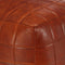 vidaXL - Poef - 40x40x40 - cm - echt - geitenleer - tan