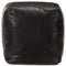 vidaXL - Poef - 40x40x40 - cm - echt - geitenleer - zwart