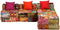 vidaXL - Poef - driezits - modulair - stof - patchwork