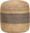 vidaXL - Poef - handgemaakt - 40x45 - cm - jute - grijs