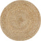 vidaXL - Poef - handgemaakt - 40x45 - cm - jute - grijs