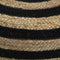 vidaXL - Poef - handgemaakt - 40x45 - cm - jute - zwart