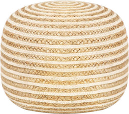 vidaXL - Poef - handgemaakt - 45x30 - cm - jute