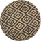 vidaXL - Poef - handgemaakt - 45x30 - cm - jute - zwart