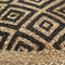 vidaXL - Poef - handgemaakt - 45x30 - cm - jute - zwart