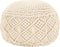 vidaXL - Poef - macramé - handgemaakt - 45x30 - cm - katoen