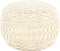 vidaXL - Poef - macramé - handgemaakt - 45x30 - cm - katoen