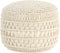 vidaXL - Poef - macramé - handgemaakt - 45x30 - cm - katoen
