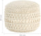 vidaXL - Poef - macramé - handgemaakt - 45x30 - cm - katoen