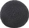 vidaXL - Poef - macramé - handgemaakt - 45x30 - cm - katoen - antraciet