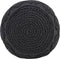vidaXL - Poef - macramé - handgemaakt - 45x30 - cm - katoen - antraciet