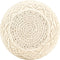 vidaXL - Poef - macramé - handgemaakt - 45x30 - cm - katoen